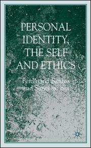 Front cover of Personal identity, the self, and ethics by Ferdinand Santos