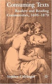 Cover of Consuming Texts by Stephen Colclough