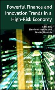Front cover of Powerful finance and innovation trends in a high-risk economy by Dimitri Uzunidis