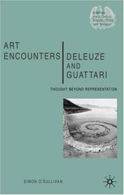 Front cover of Art Encounters Deleuze and Guattari by Simon O'Sullivan