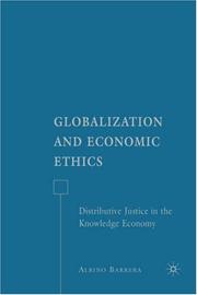 Front cover of Globalization and Economic Ethics by Albino Barrera
