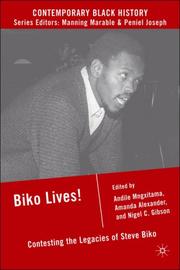 Front cover of Biko lives! by Andile Mngxitama