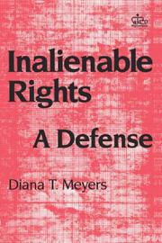 Front cover of Inalienable rights by Diana Tietjens Meyers