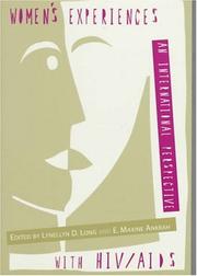 Front cover of Women's experiences with HIV/AIDS : an international perspective by Lynellyn D. Long