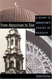 Cover of From Abyssinian to Zion by David W. Dunlap