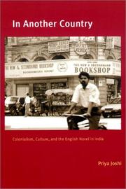 Cover of In another country by Priya Joshi