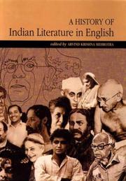 Front cover of History of Indian literature in English by Arvind Krishna Mehrotra