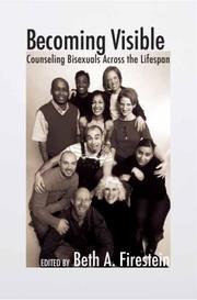 Cover of Becoming Visible by Beth Firestein