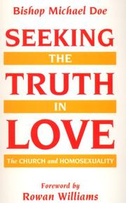 Front cover of Seeking the Truth in Love by Bishop Michael Doe