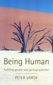 Cover of Being human by Peter Vardy