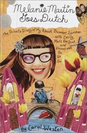 Front cover of Melanie Martin Goes Dutch by Carol Weston