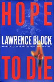 Cover of Hope to Die by Lawrence Block