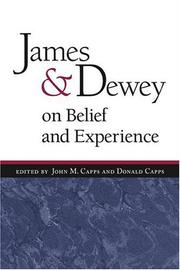 Front cover of James and Dewey on belief and experience by William James