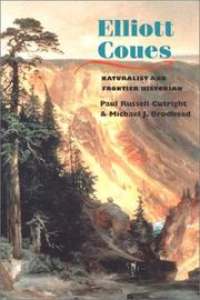 Cover of Elliott Coues by Paul Russell Cutright