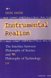 Front cover of Instrumental realism by Don Ihde