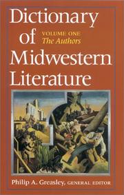 Front cover of Dictionary of Midwestern literature by Philip A. Greasley