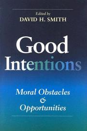 Cover of Good intentions by David H. Smith