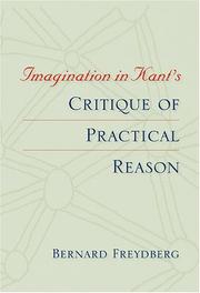 Cover of Imagination in Kant's Critique of practical reason by Bernard Freydberg