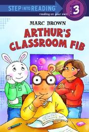 Cover of Arthur's Classroom Fib by Marc Brown