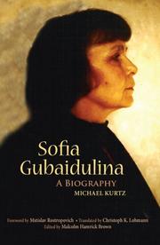 Cover of Sofia Gubaidulina by Michael Kurtz
