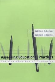 Cover of Assessing educational practices by William J. Baumol