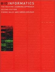 Cover of Bioinformatics by Pierre Baldi