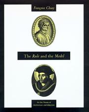 Cover of The Rule and the Model by Françoise Choay