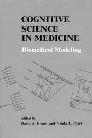 Cover of Cognitive science in medicine by Evans, David A.