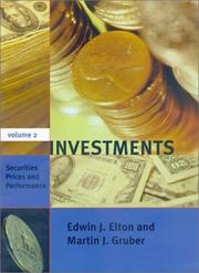 Cover of Investments by Edwin J. Elton