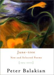 Cover of June-tree by Peter Balakian