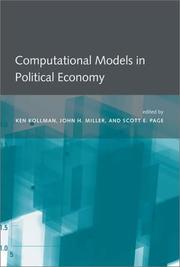 Cover of Computational models in political economy by Ken Kollman