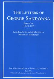 Cover of Correspondence by George Santayana