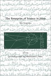 Front cover of The enterprise of science in Islam by J. P. Hogendijk