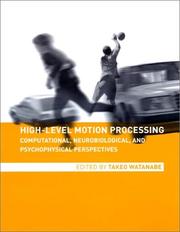 Cover of High-Level Motion Processing by Watanabe, Takeo