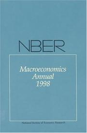 Front cover of NBER macroeconomics annual 1998 by Ben Bernanke