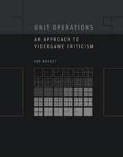 Cover of Unit operations by Ian Bogost