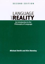Cover of Language and reality by Michael Devitt