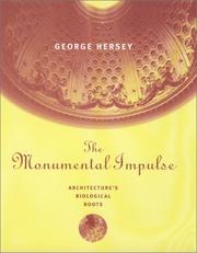 Cover of The Monumental Impulse by George L. Hersey