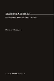 Front cover of Becoming a brother by Morton J. Mendelson