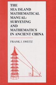 Front cover of The Sea Island Mathematical Manual by Frank Swetz