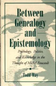 Front cover of Between genealogy and epistemology by Todd May