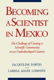 Front cover of Becoming a scientist in Mexico by Jacqueline Fortes