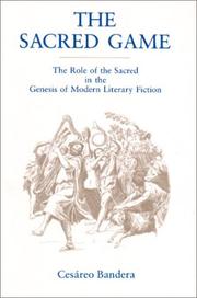 Front cover of The sacred game by Cesáreo Bandera