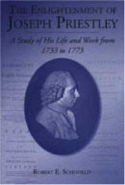 Front cover of The enlightenment of Joseph Priestley by Robert E. Schofield