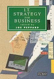 Front cover of It Strategies for Business by Joseph Peppard