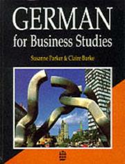 Front cover of German for business studies by Susanne Parker