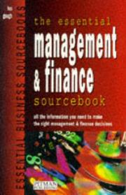 Cover of The Essential Management and Finance Sourcebook (Essential Business Sourcebooks) by Leo Gough
