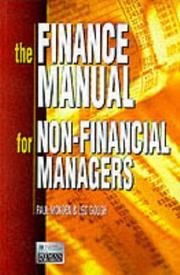 Front cover of The finance manual for non-financial managers by Paul McKoen