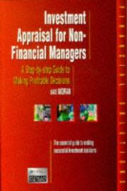 Front cover of Investment appraisal for non-financial managers by Kate Moran