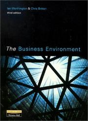 Cover of The business environment by Ian Worthington